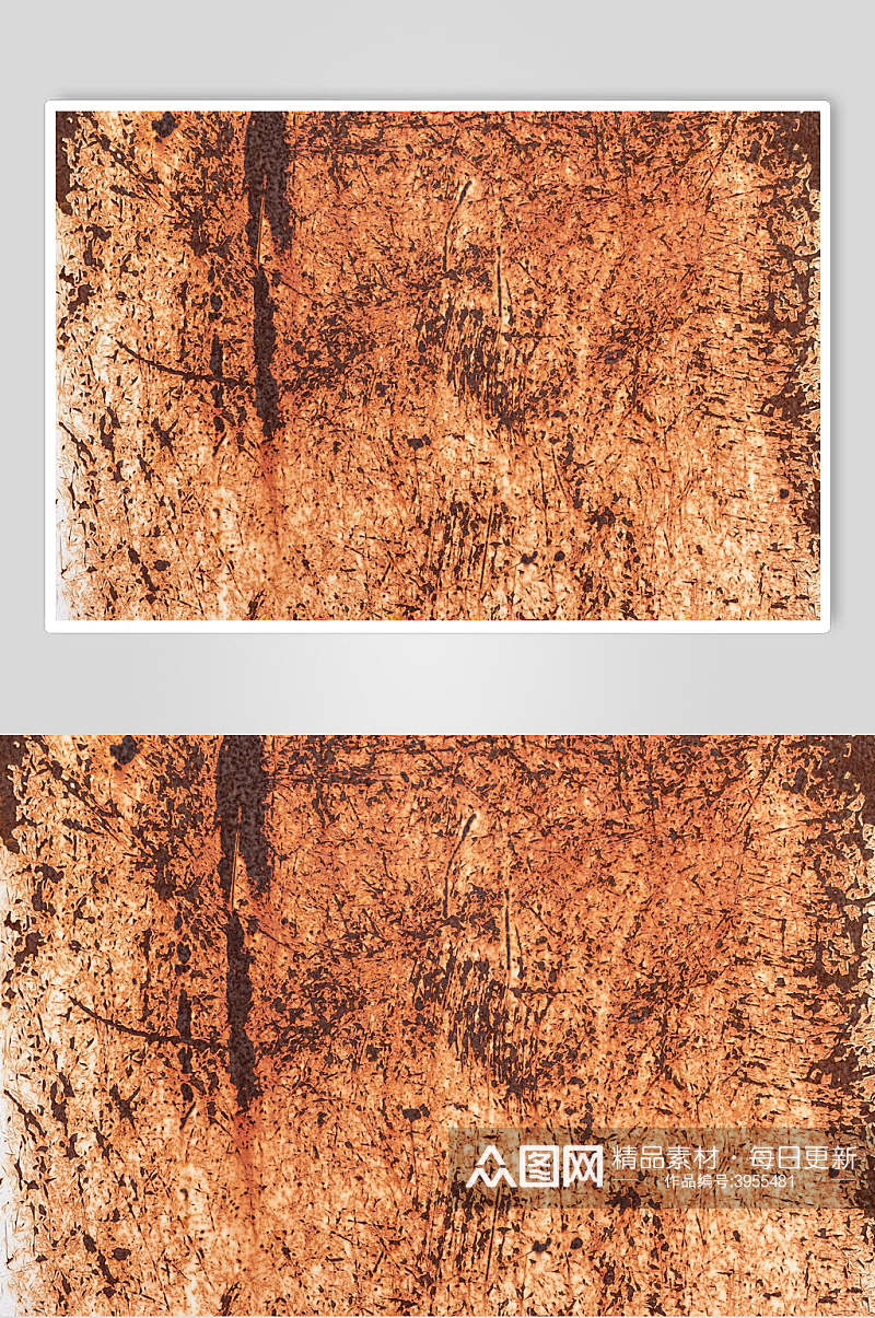 复古裂痕棕色金属锈迹背景纹理图片素材