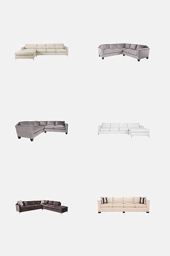 沙发美式家具免抠素材