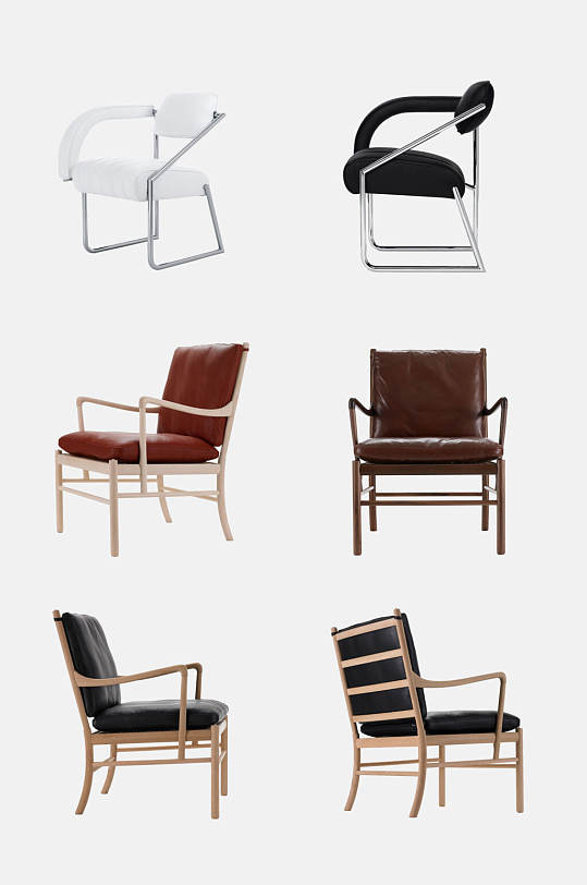椅子现代家具免抠素材