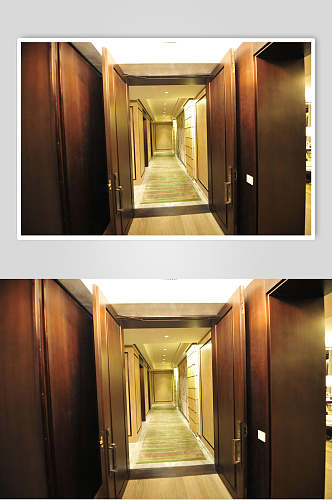 走廊简约个性创意黄新中式室内图片