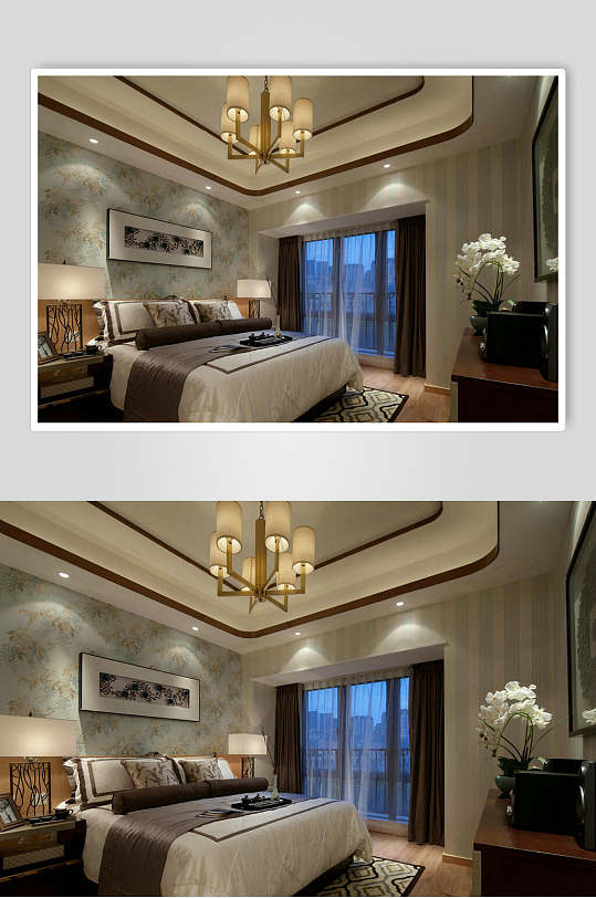 新中式富贵室内图片