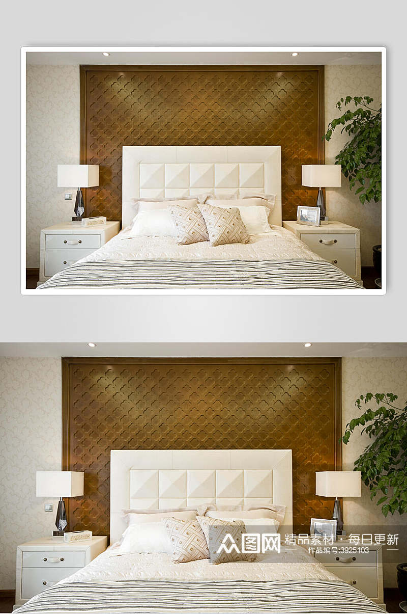 个性优雅高级感枕头新中式室内图片素材