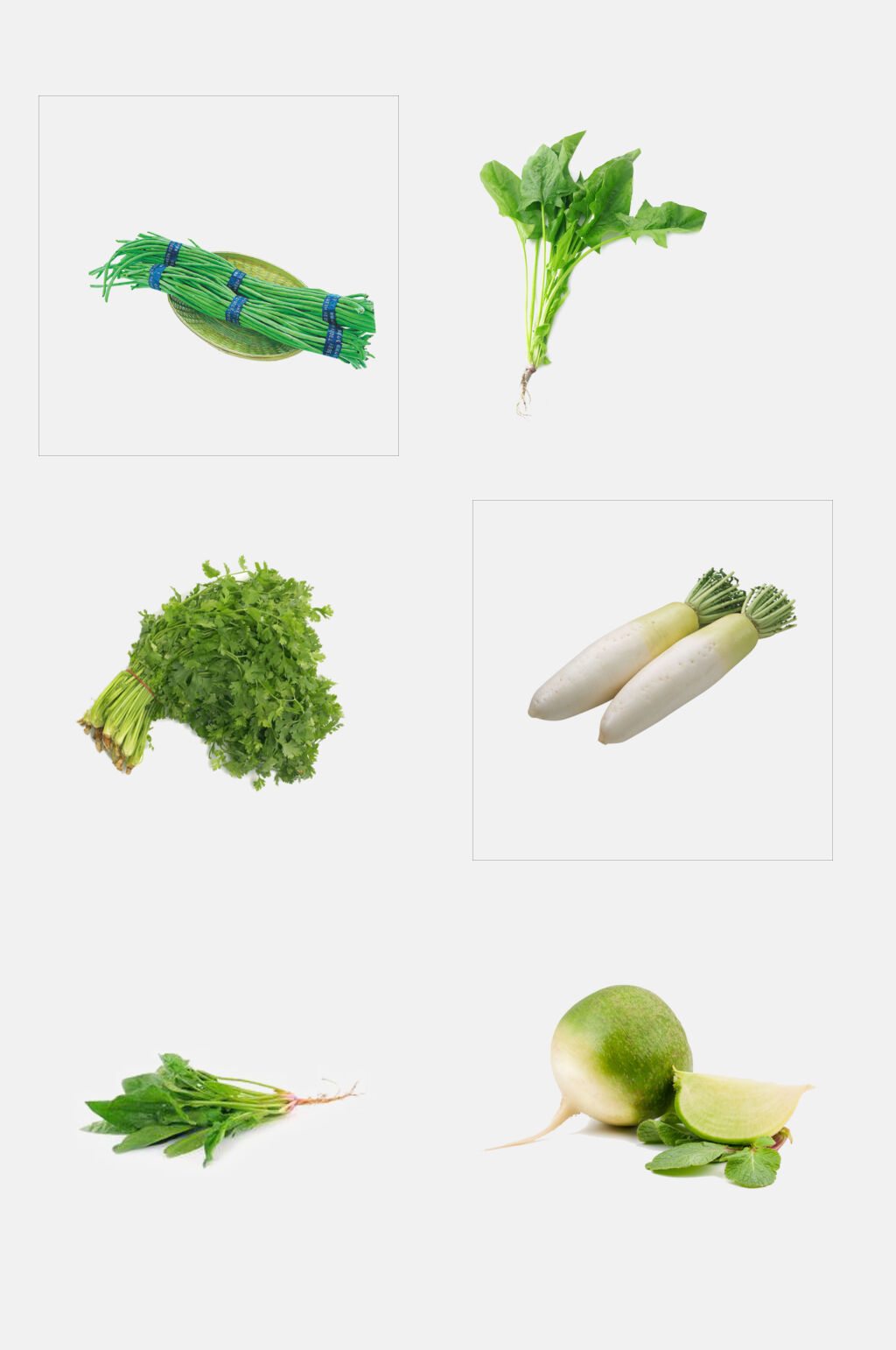 大气菠菜各种蔬菜免抠素材素材