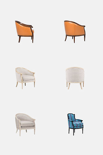 椅子美式家具免抠素材