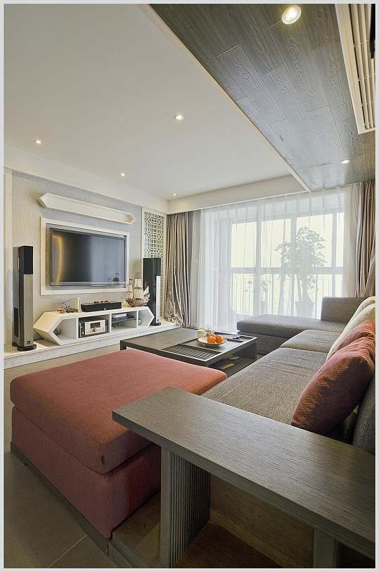 复古优雅文艺简约白新中式室内图片