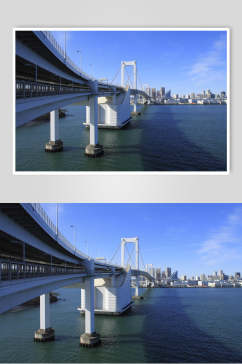 创意城市桥梁图片