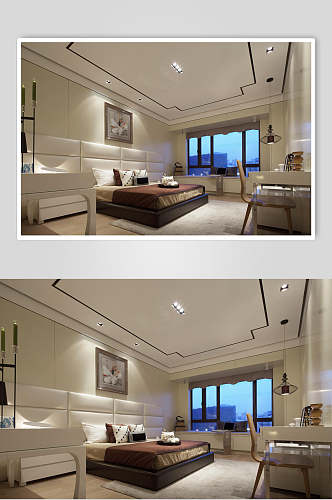 米白色温馨优雅高级新中式室内图片