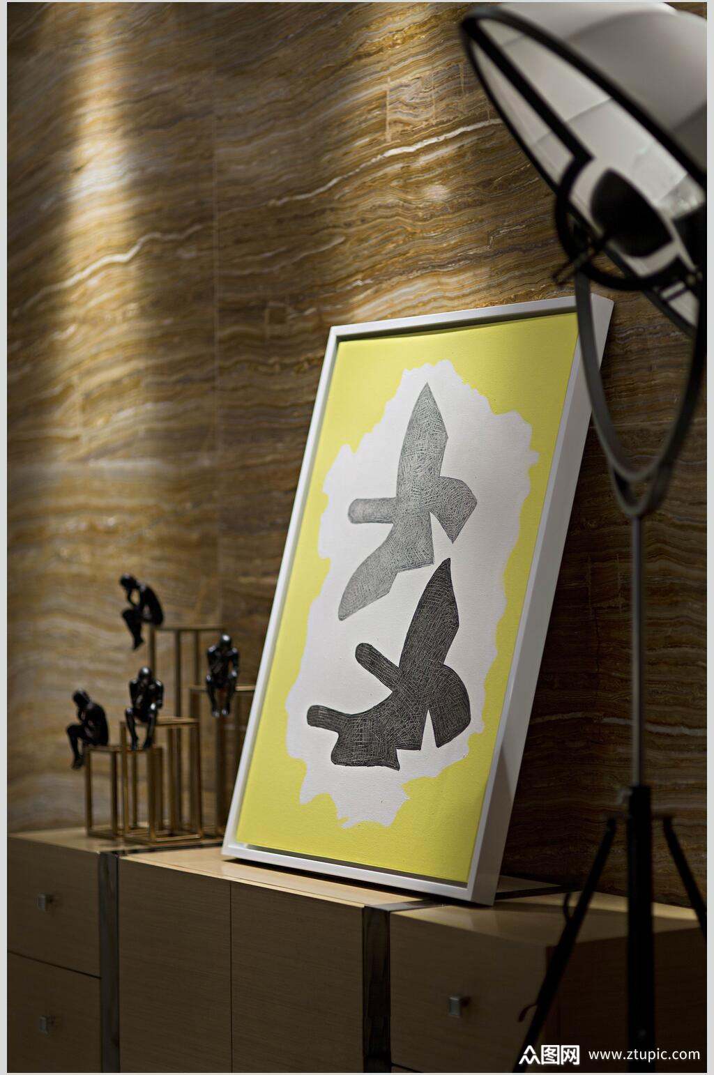 创意海报小户型室内设计图片素材