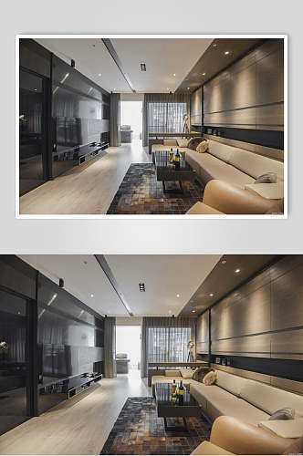 沙发地毯高端创意清新客厅设计图片