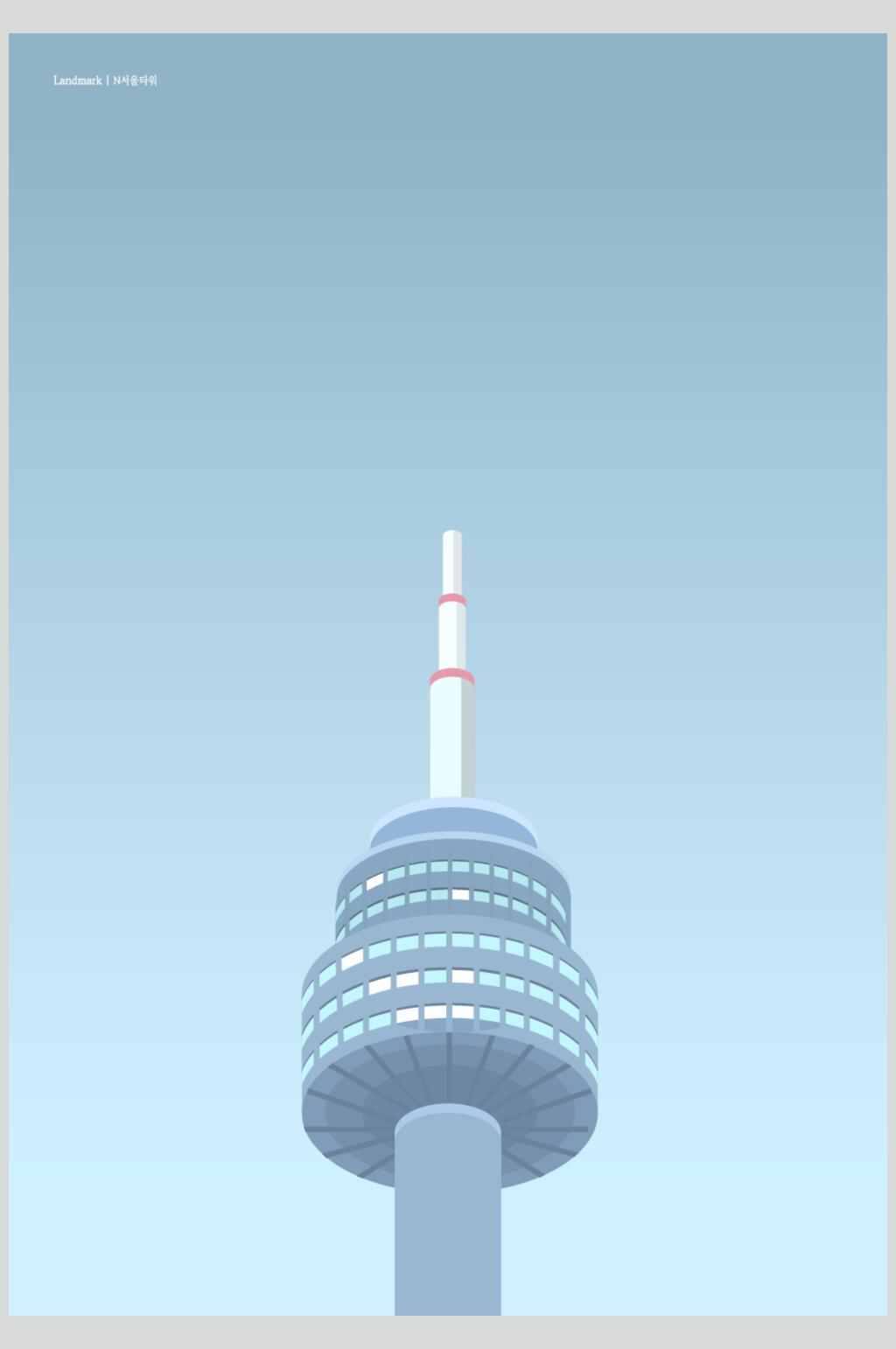 唯美大气手绘建筑矢量素材素材
