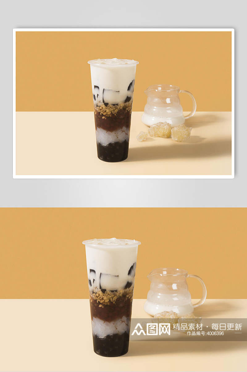 黄色杯子高端创意清新奶茶果汁图片素材