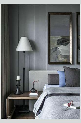 台灯枕头创意高端新中式二居室图片