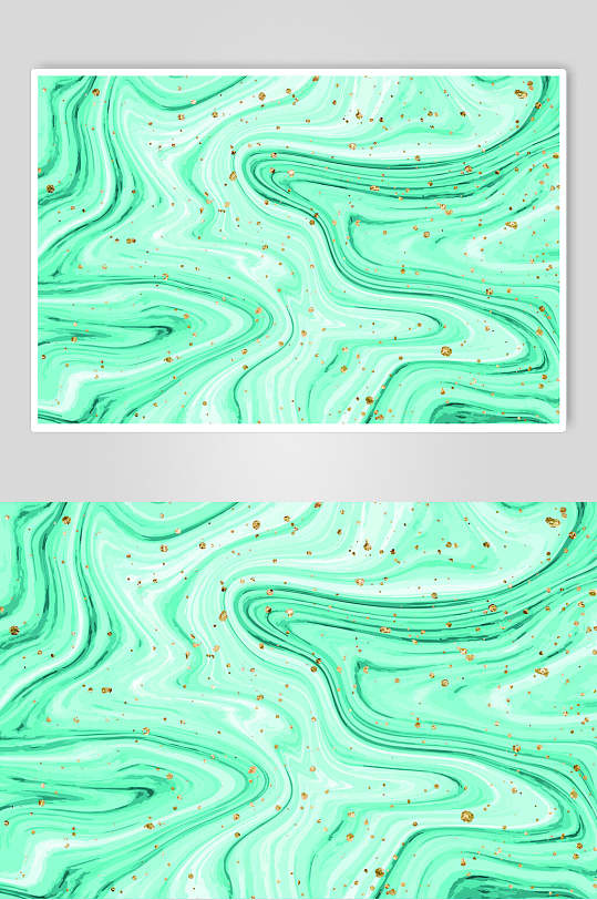 绿色唯美渐变晕染纹理图案矢量素材