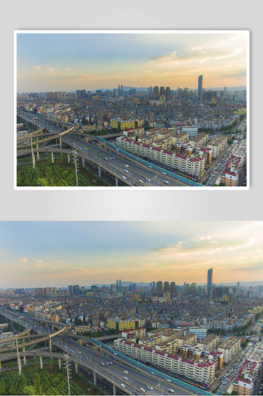 创意昆明城市高架环线桥梁摄影图片