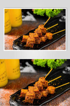 豆腐串烤串烧烤图片