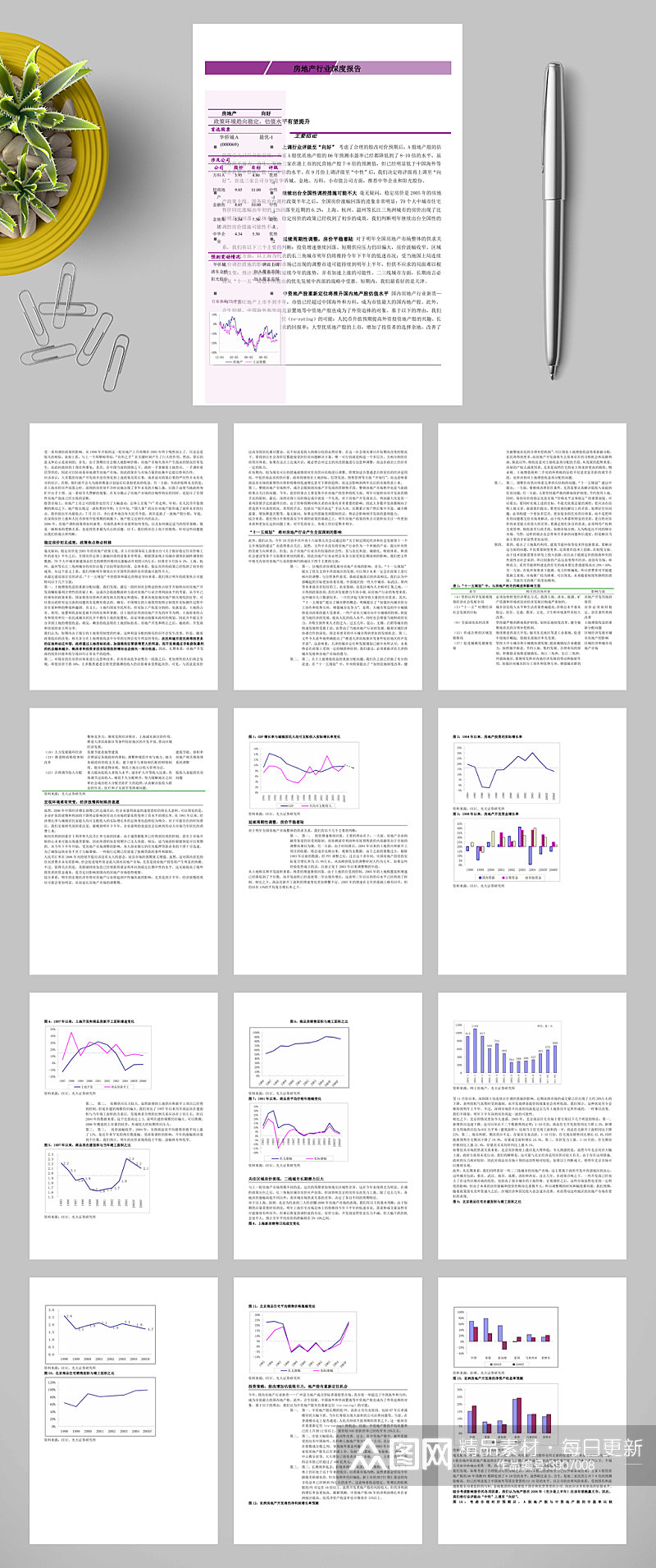 房地产行业深度报告WORD素材