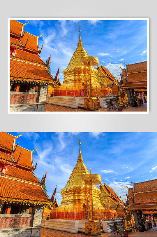蓝色大气泰国旅游图片