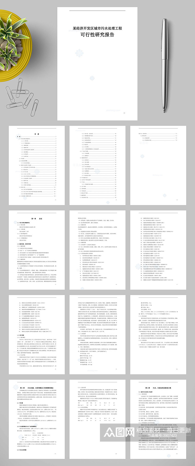 某污水厂污水处理设计可行性研究报告secretWORD素材