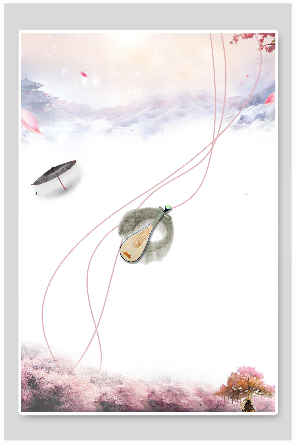 唯美中國(guó)風(fēng)背景素材