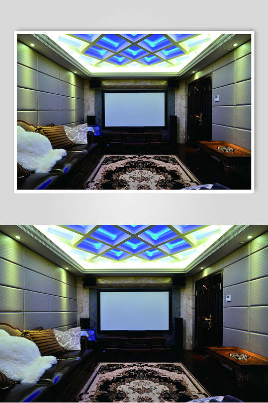 优雅清新地毯毛毯卧室家装设计图片