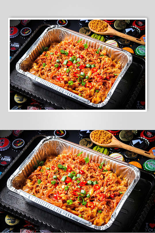 金针菇锡纸酸菜图片