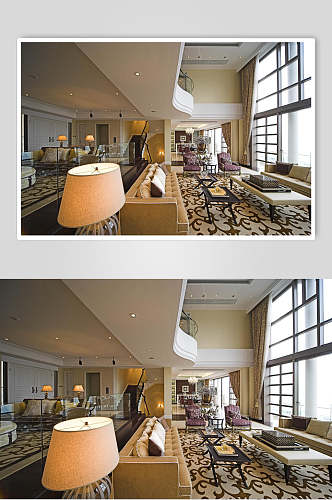 唯美高端客厅欧式别墅图片