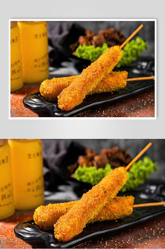 芝士棒烤串烧烤图片