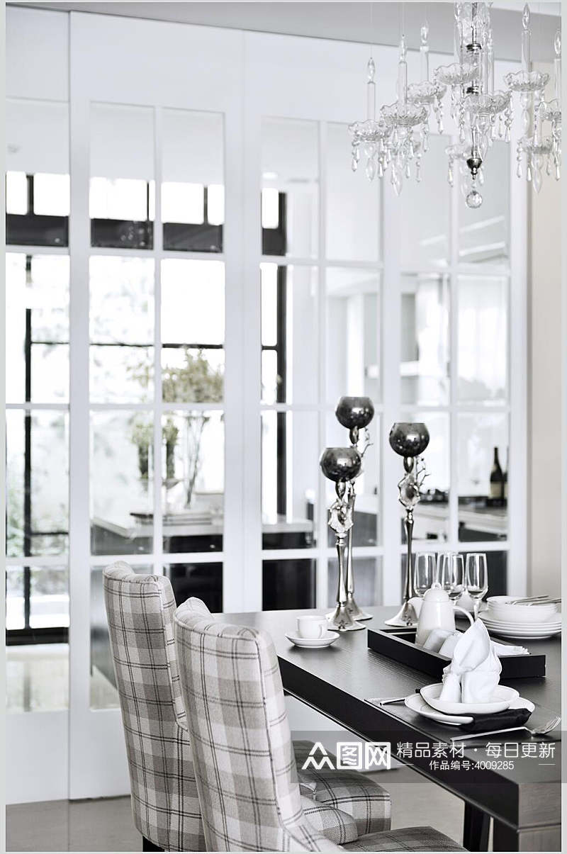椅子时尚创意高端桌子欧式别墅图片素材