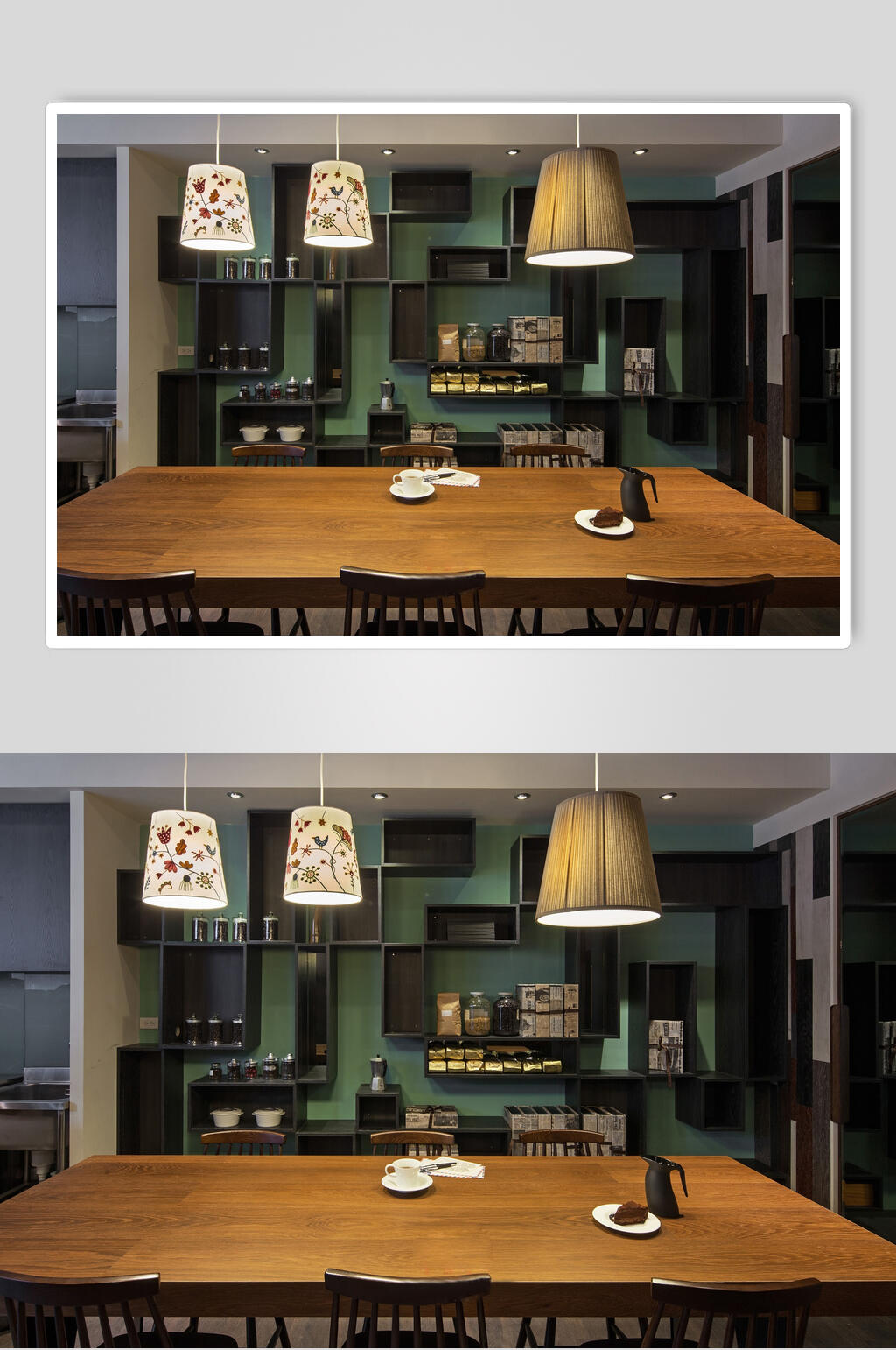 吊顶灯餐厅装修图片素材
