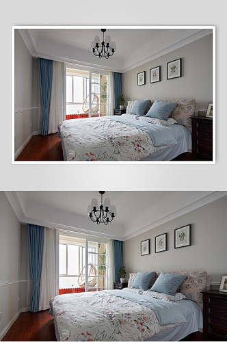 个性时尚吊床植物卧室家装设计图片