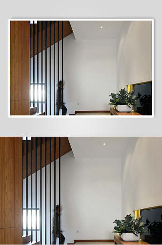 简约中式楼梯复式跃层室内设计图片