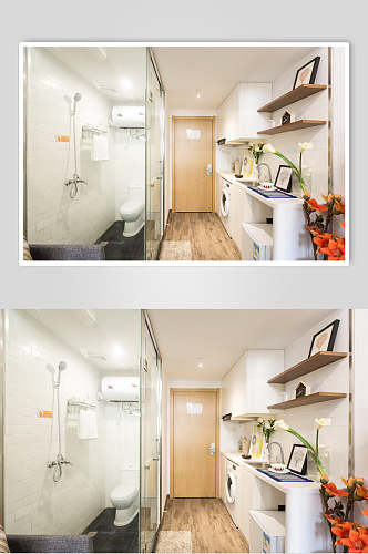 高端创意热水器淋浴头迷你公寓图片