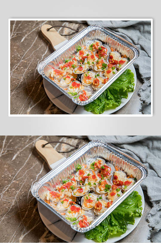 锡纸花甲粉丝图片-众图网