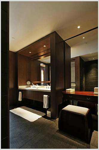 现代高端洗手间中式图片