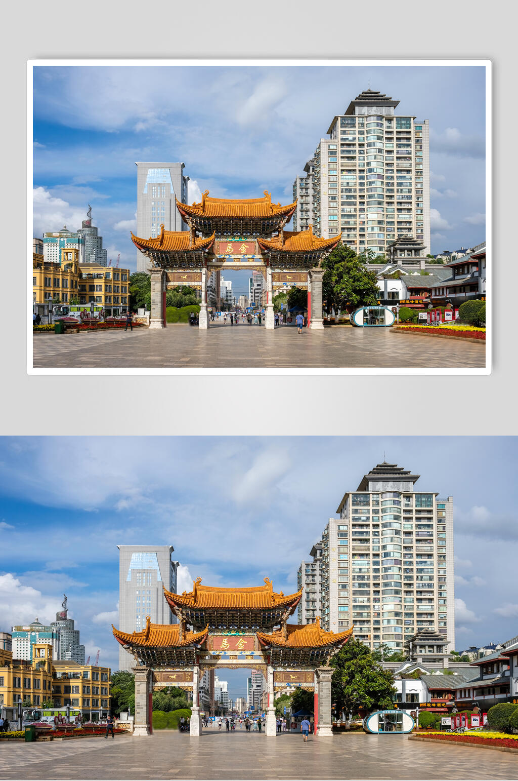 昆明地标金马坊图片素材