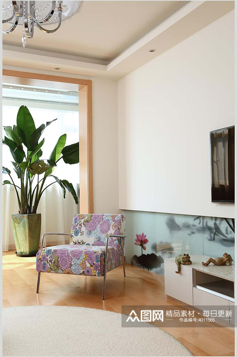 时尚沙发日式二居室图片素材