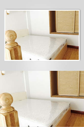 迷你公寓简易卧室单人床图片