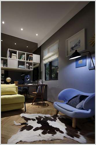 沙发地毯个性高端复古工业二居室图片