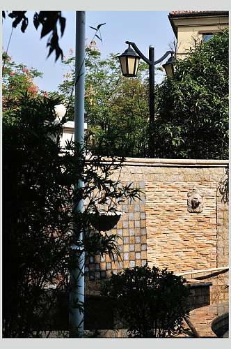个性大气墙壁路灯复古装修设计图片