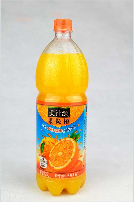 美汁源果粒橙饮料图片