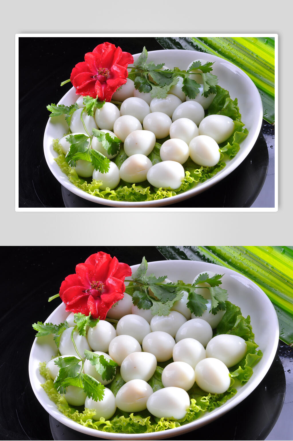 新鲜鹌鹑蛋火锅荤菜摄影图片素材