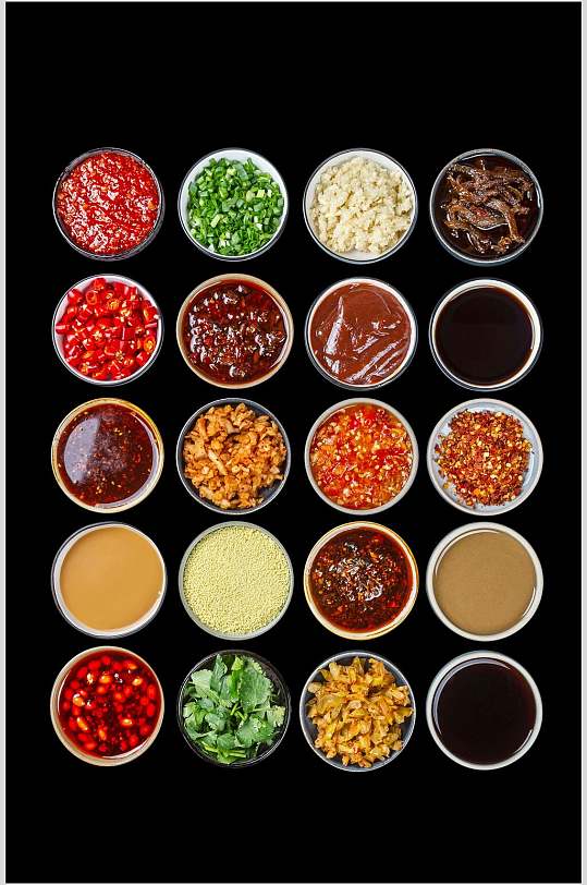 火锅海底捞配料调料食物图片