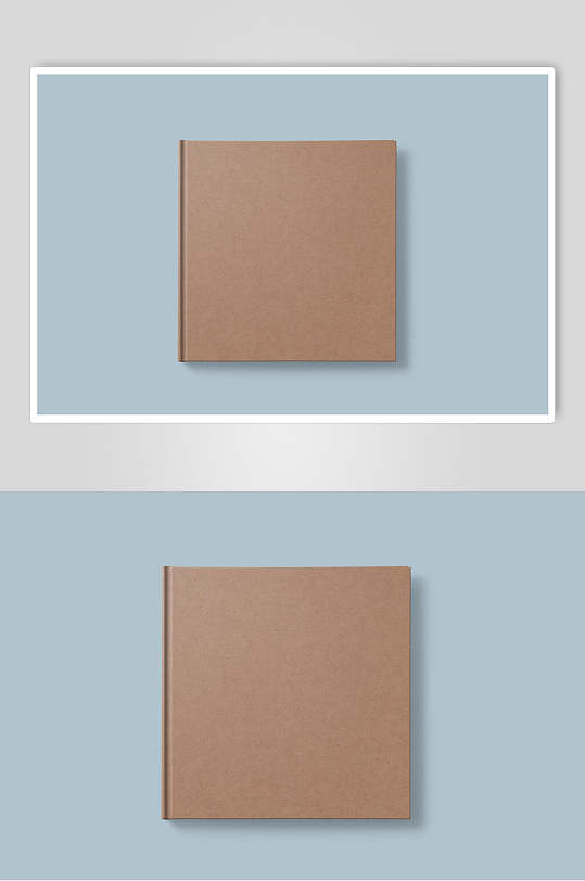 文具牛皮纸硬纸壳书籍封面内页样机