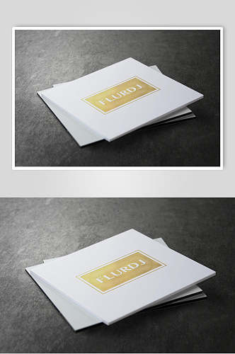 黑金方形大气高端纸盒包装贴图样机