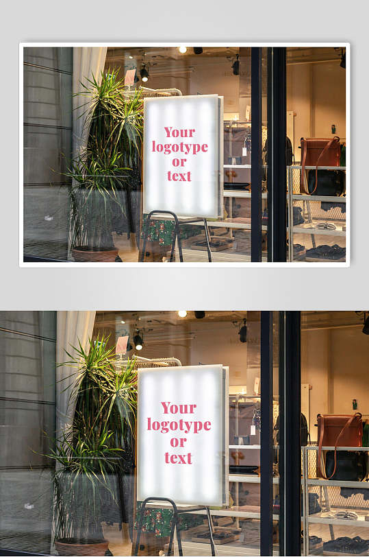 门店灯箱样机图片-门店灯箱样机设计素材-门店灯箱样机模板下载