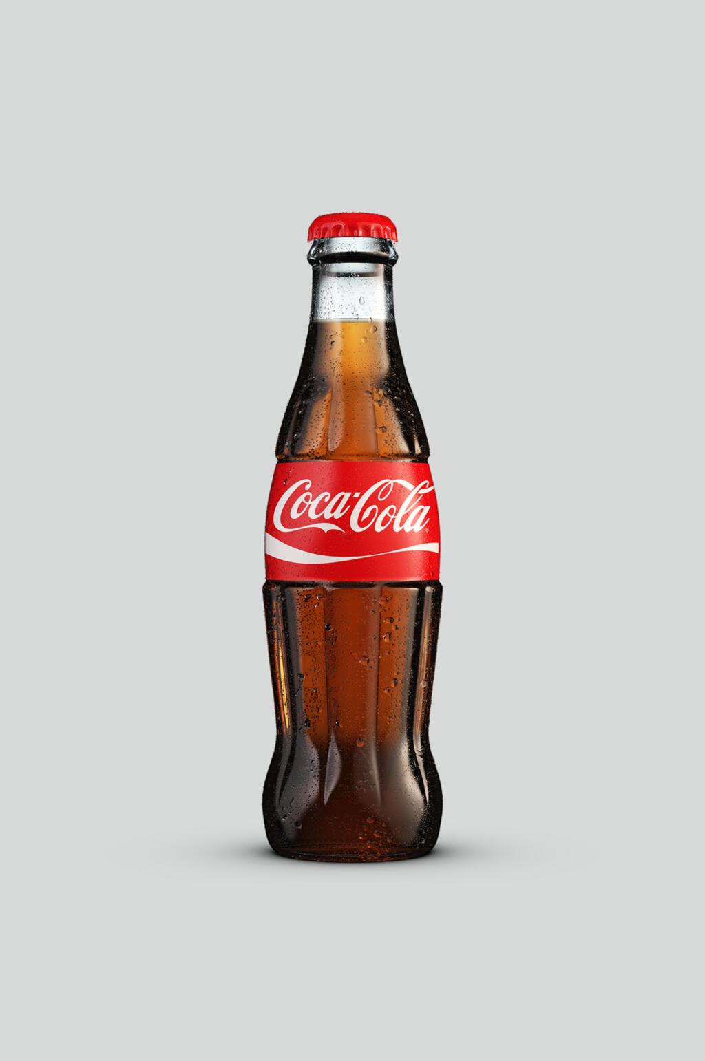 可口可乐玻璃瓶饮料图片