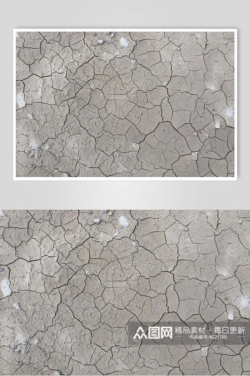 缝隙干枯石头灰白大气时尚裂纹图片素材