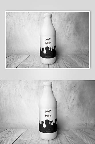 白色酸奶包装样机