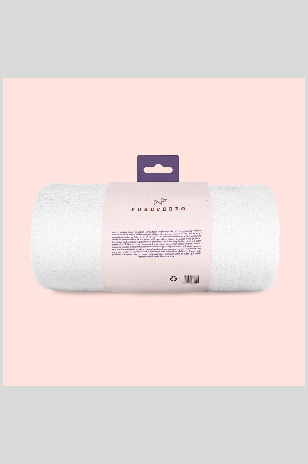 腰封粉白简约宠物店品牌VI设计样机素材
