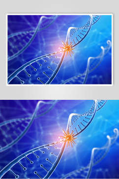 基因链条医学病毒图片